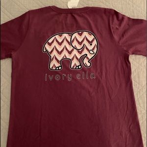 Ivory Ella short sleeve t-shirt.